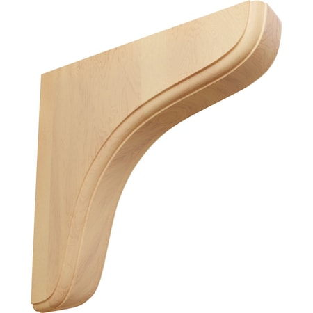Ekena Millwork 1 3/4"W x 7 1/2"D x 7 1/2"H Eaton Wood Bracket, Red Oak BKTW02X08X08EARO
